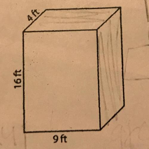 What’s the surface area of this rectangle prism??