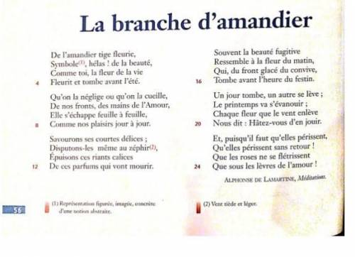 1-Corrigez en vous basant sur le poème de Lamartine ces phrases incorrectes ( réponses brèves) :