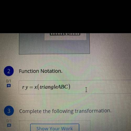 What is the function notation of A(2,-5) B(5,-2) C(4,3) pls help I'm posting more questions and I n