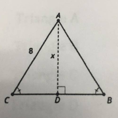 Triangle ABC is equilateral. What is the value of X?