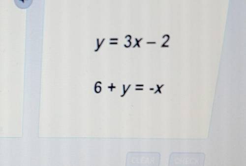 What of the following us a solution to the system of equations​