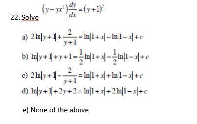 How to solve (y-yx^2)dy/dx=(y+1)^2