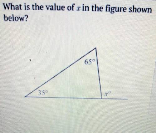 4. What is the value of .r in the figure shownbelow?록​