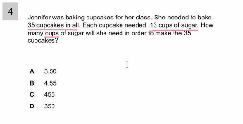 Jennifer was baking cupcakes for her class. She needed to bake 35 cupcakes in all. Each cupcake nee