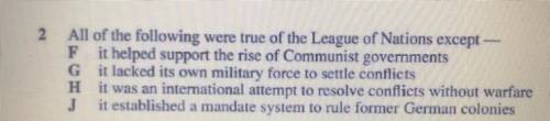 All of the following were true about the League of Nations except
