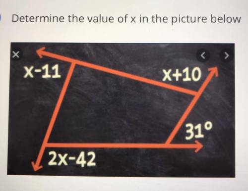 What is the value of X in this Question