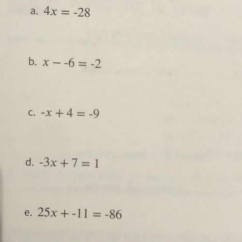 Solve each equation for points!!