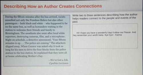 Which type of connection does the author help readers make by including information about Bull Conn