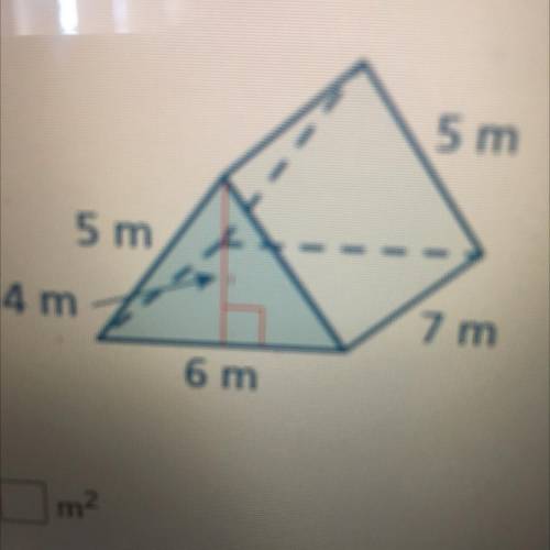 Find the area of the prism pls help me I neeeeeddd HELP