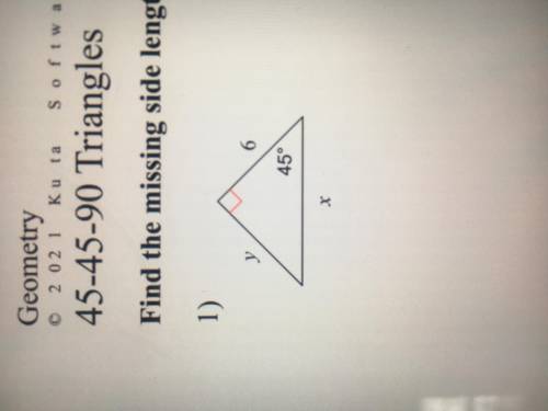 Find the missing side lengths of this triangle. 
Need help , please???