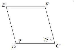Find the indicated measure in the parallelogram