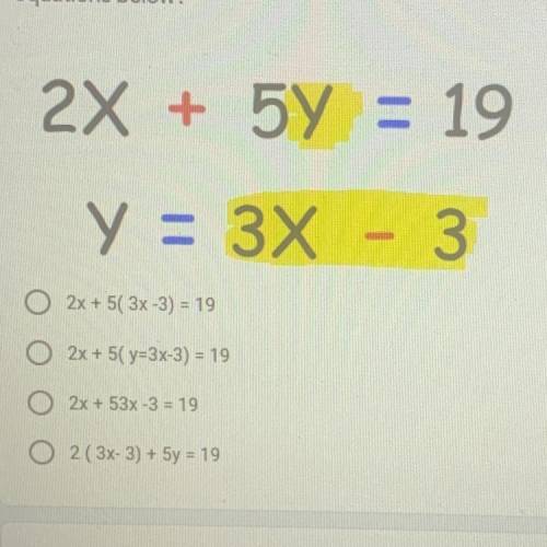 What is the equation that you get when you put together the two
equations below?