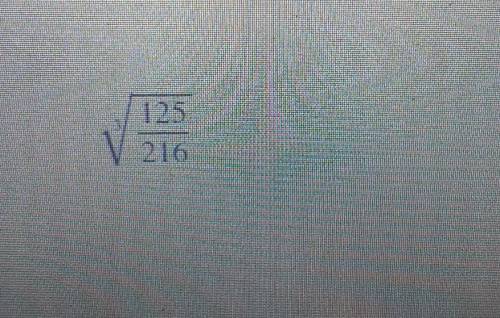 Simplify the following cube root​