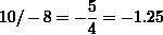 Guided Practice

Write an equation of the direct variation that includes the point (–8, 10).
A.
y=