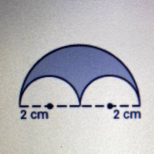 What is the perimeter of the shaded part of this??