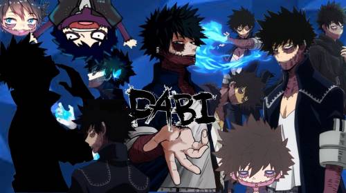 A homemade dabi background i mad for my art class ^^