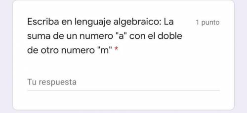 Please help here is a math test that is in Spanish