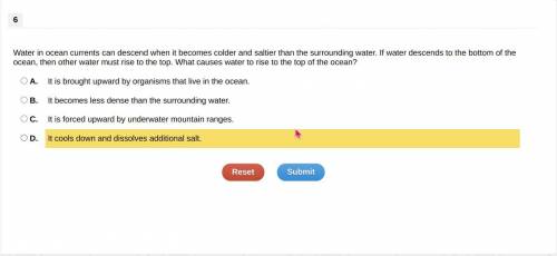 Question on...
Oceanic Convection Currents