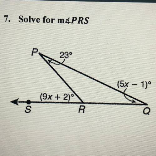 Solve for m=PRS
Pls help!!