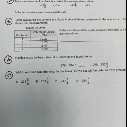 Monica must write a rational number in the blank below.
276, 254.6,
248, 232
(Is the 16)