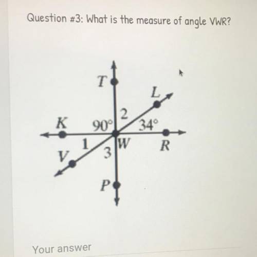 Q3: What is the measure of angle VWR?
