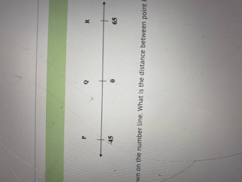 Points p q and r are shown on the number line what is the distance between point p and point r