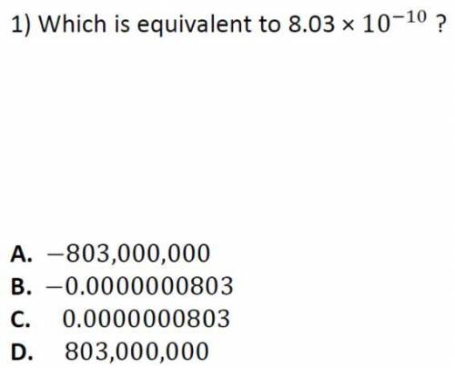 Which is equivalent to 8.03x10^-10