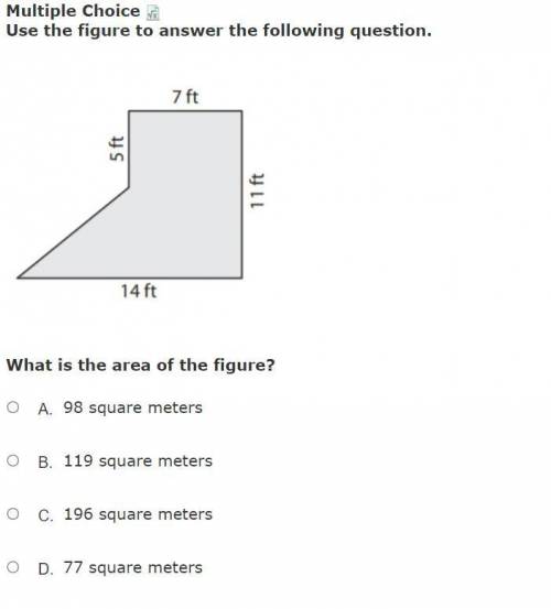 PLEASE HELP FAST! What is the area of the figure?