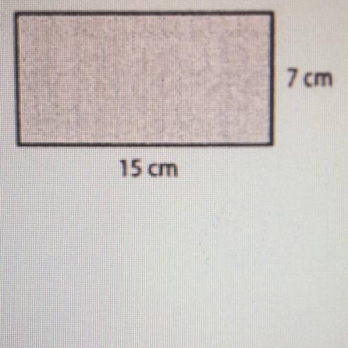 A diagram of a lot of land is shown. The scale on the diagram is 1 centimeter represents 2.5 yards.