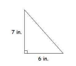 What length is the height of the triangle?