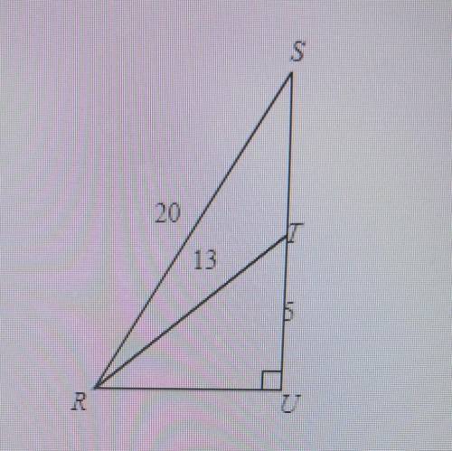 Use the information given in the figure to find the length SU. If applicable, round your answer to