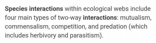 How does species interaction encourage or slow changes in species ?