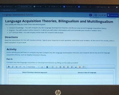 Language Acquisition Theories, Bilingualism and Multilingualism This activity will help you meet th