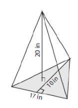 What is the volume of the pyramid?I will report if you send links