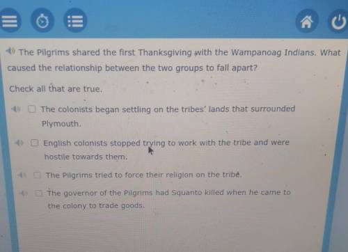The Pilgrims shared the first Thanksgiving with the Wampanoag Indians. What caused the relationship