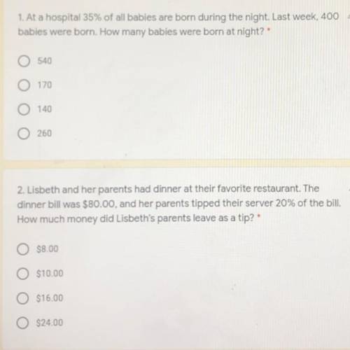 Need help asap this is a math quiz and im horrible at math :(