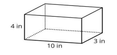 HELP PLEAASEE
How many cubes with an edge length of 1 inch fill this box?