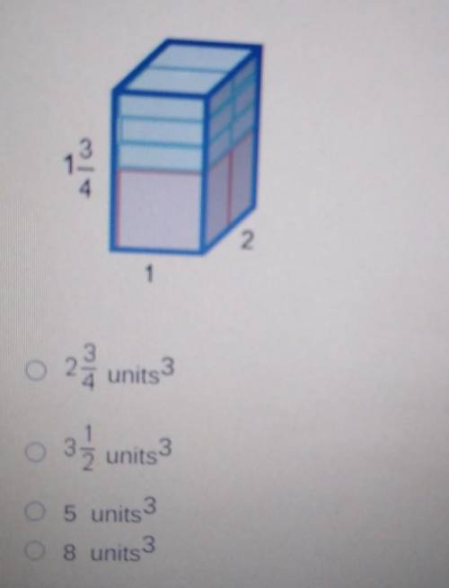 What is the volume of the prism below? ​