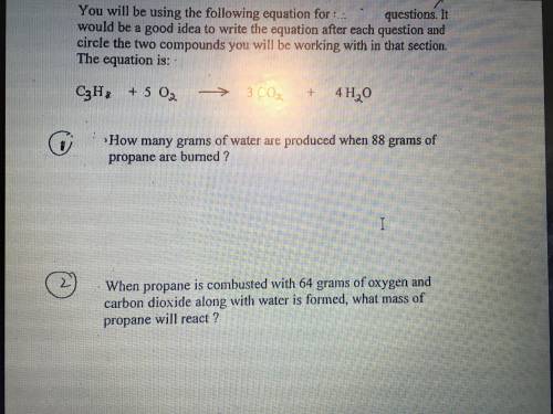 What is the answer to these