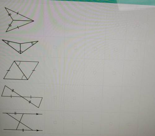 For each pair of triangles, select the postulate you can use to prove the triangles are congruent.