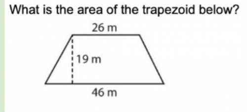 PLS HELP! What is the area of the trapezoid?