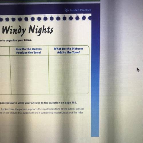 Can someone help me with this two questions the story called windy nights. NO LINKS