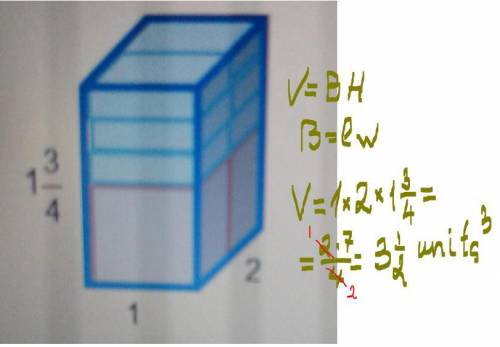 Please help me!

 What is the volume of the prism below?2 3/4 units33 1/2 units35 units38 units3​
