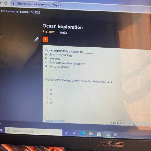 Ocean exploitation is limited by