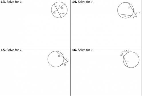 PLS NEED HELP. There are are 4 problems that involve tangents that I am struggling on