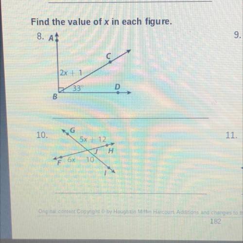 Please help with 8 and 10