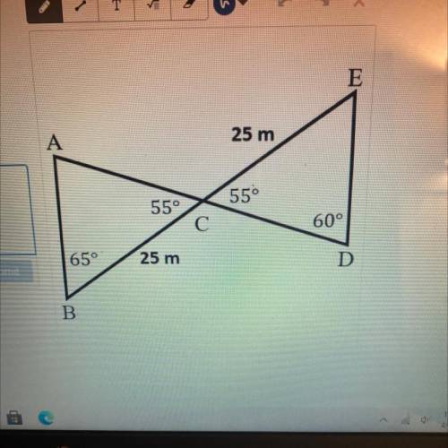 Are these triangles congruent ?