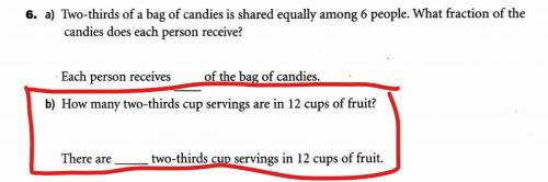 How many two-thirds cup servings are in 12 cups of fruit?