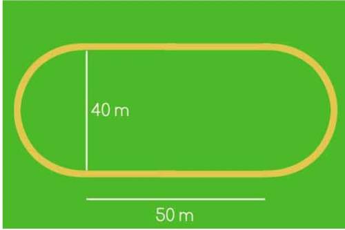 PLS HELP SOON ILL GIVE BRAINLIEST

What is the perimeter of the track, in meters?Use π = 3.14 and