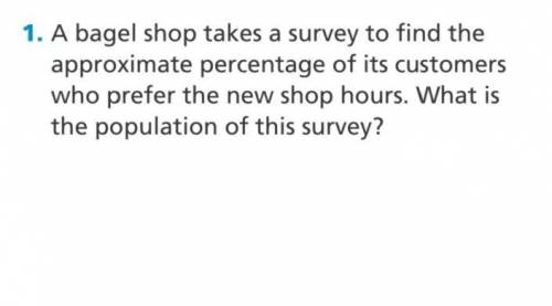 A bagel shop takes a survey to find the approximate percentage of its customers who prefer the new